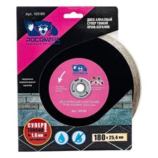 Диск отрезной алмазный супер тонкий проф.керамик 180x1,5x22/25,4 мм РОСОМАХА - изображение 4