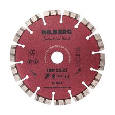 Диск алмазный отрезной 180x22.23 Hilberg Industrial Hard HI804 - изображение 2