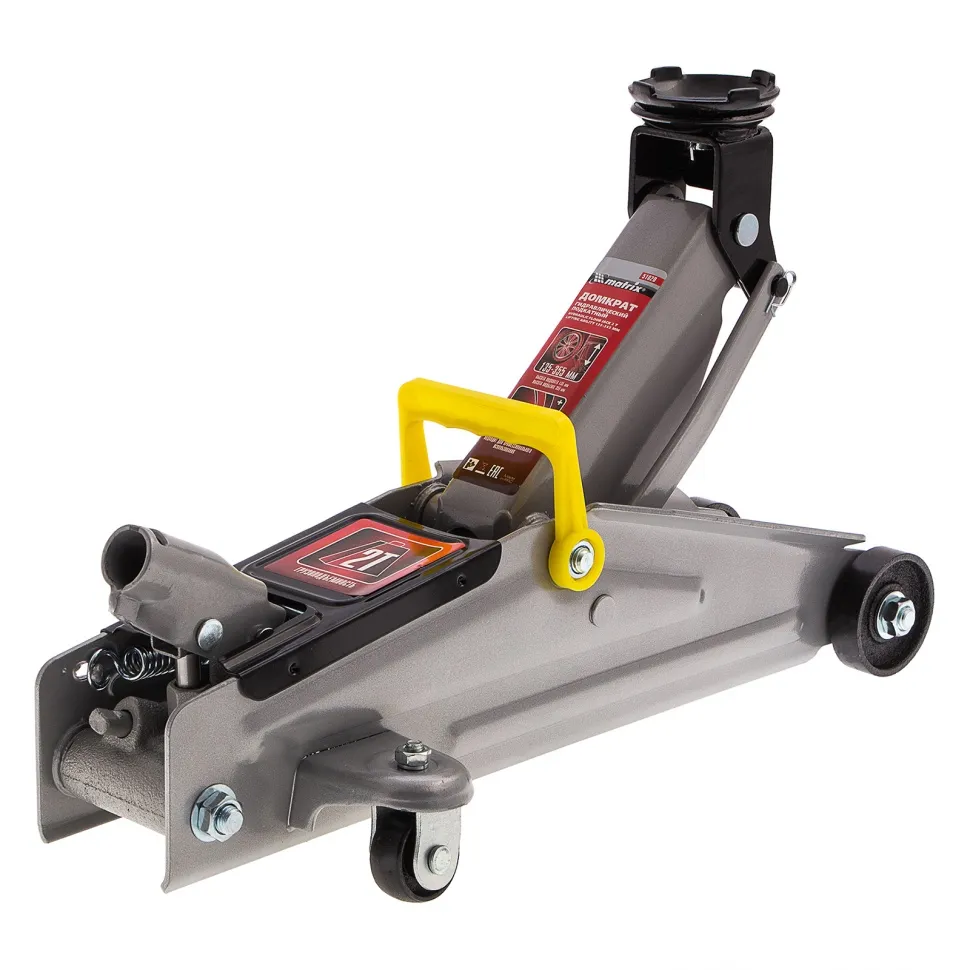 Домкрат гидравлический подкатной, 2 т, высота подъема 135-355 мм Matrix - изображение 4