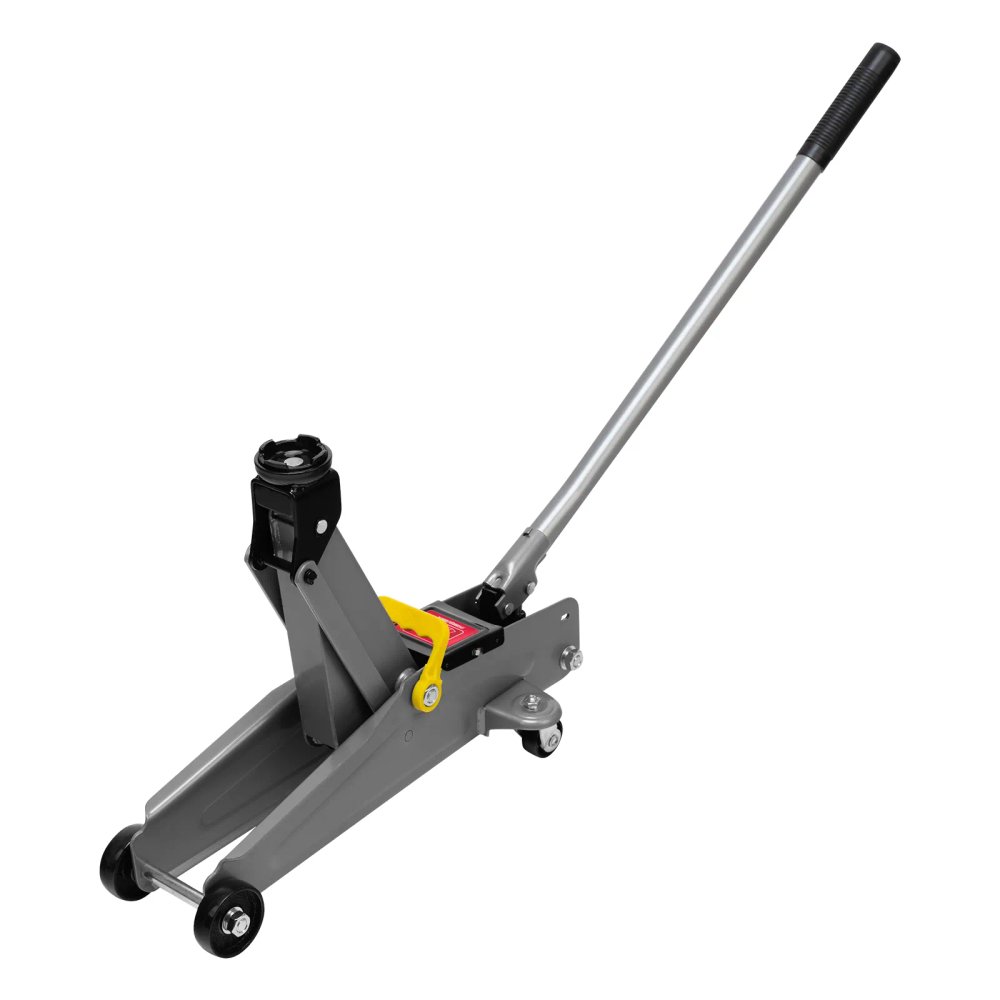 Домкрат гидравлический подкатной, 2 т, высота подъема 135-385 мм, в пластиковый кейсе Matrix - изображение 2