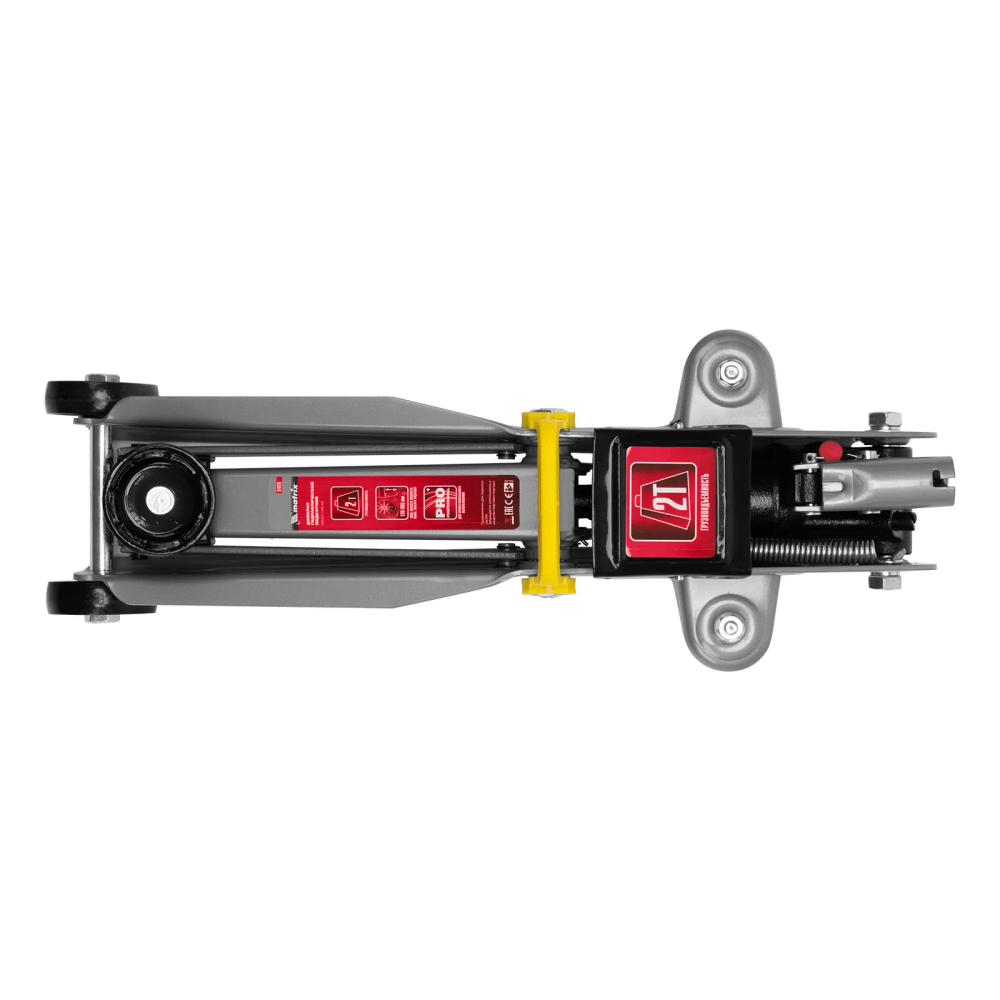 Домкрат гидравлический подкатной, 2 т, высота подъема 135-385 мм, в пластиковый кейсе Matrix - изображение 9