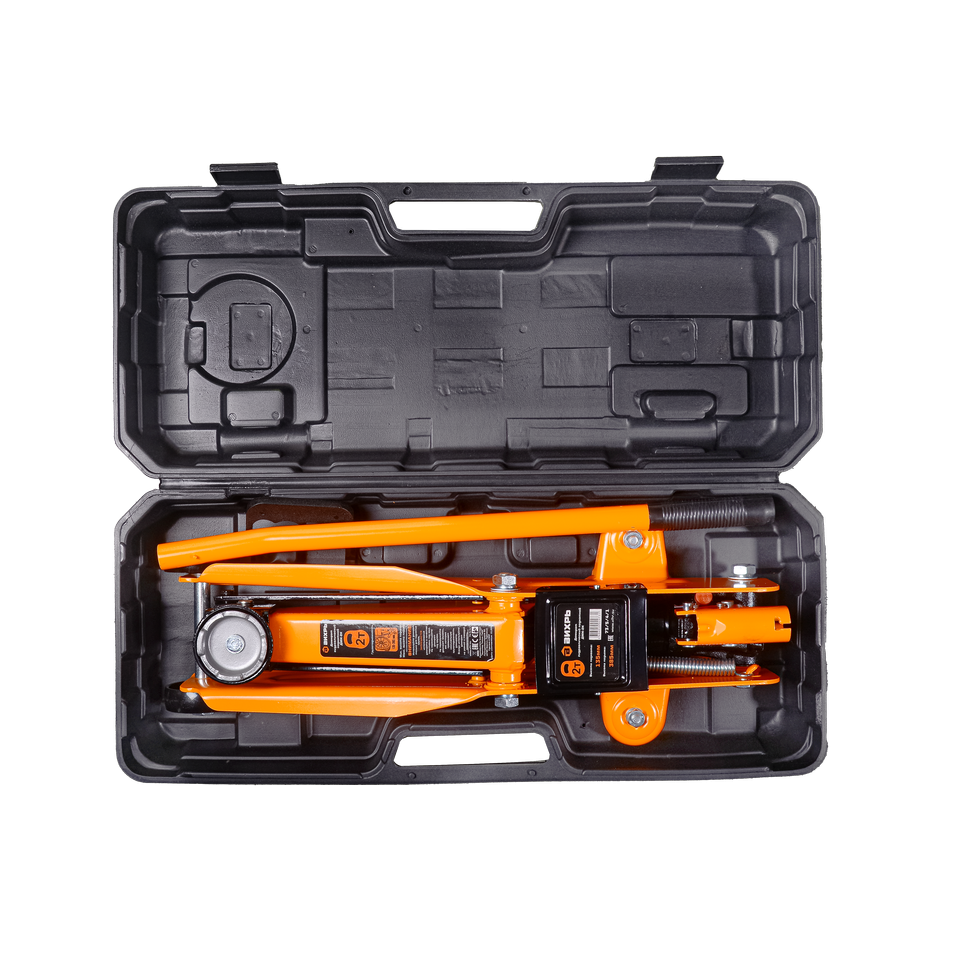 Домкрат гидравлический подкатной Вихрь ДМК-2К 2 т, 135-385 мм, в кейсе - изображение 6