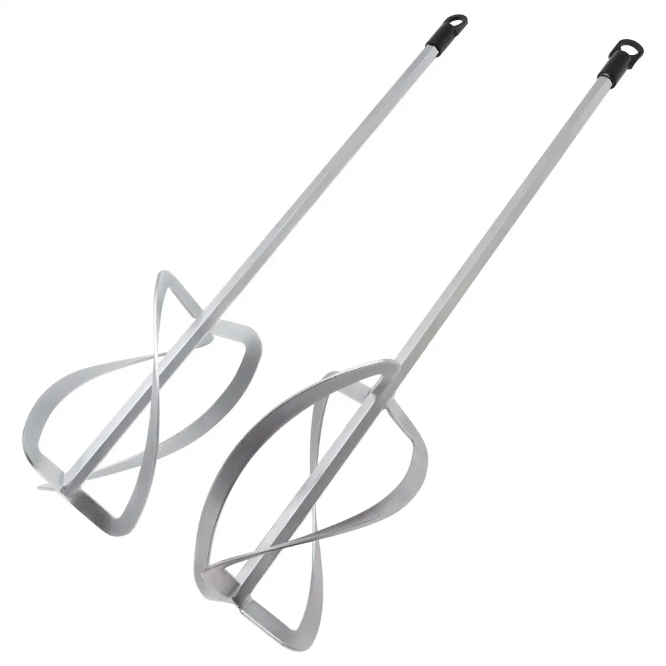 Комплект насадок для строительного миксера, 2шт., 220х560 мм, оцинкованные, хвостовик HEX13