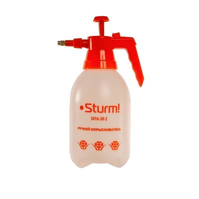 Опрыскиватель ручной 2 л, 3 насадки, с насосом, клапаном сброса давления Sturm! - изображение 13