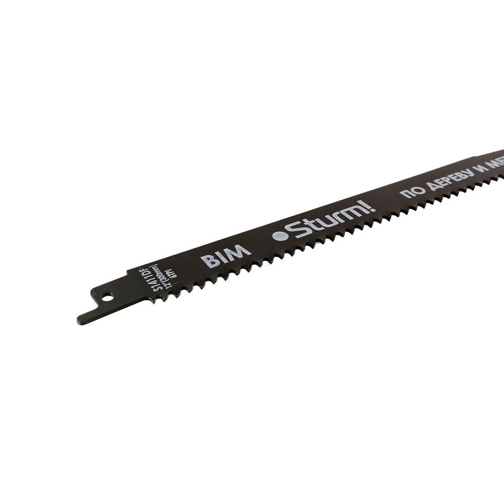 Полотна для сабельных пил универс. 2шт ,300/4,0мм (дер. с гвозд.,пласт), Sturm 9019-03-S1411DF - изображение 5