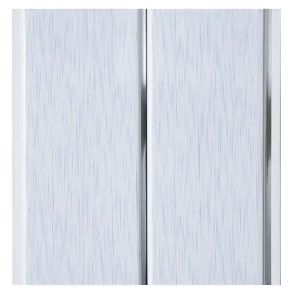 Потолочная панель 2-х секционная DEKOR PANEL голубая 3000x200x8 мм 0.6 м2