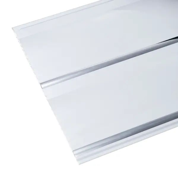 Потолочная панель 2-х секционная фигурная DEKOR PANEL 3000x200x8 мм 0.6 м2 - изображение 2