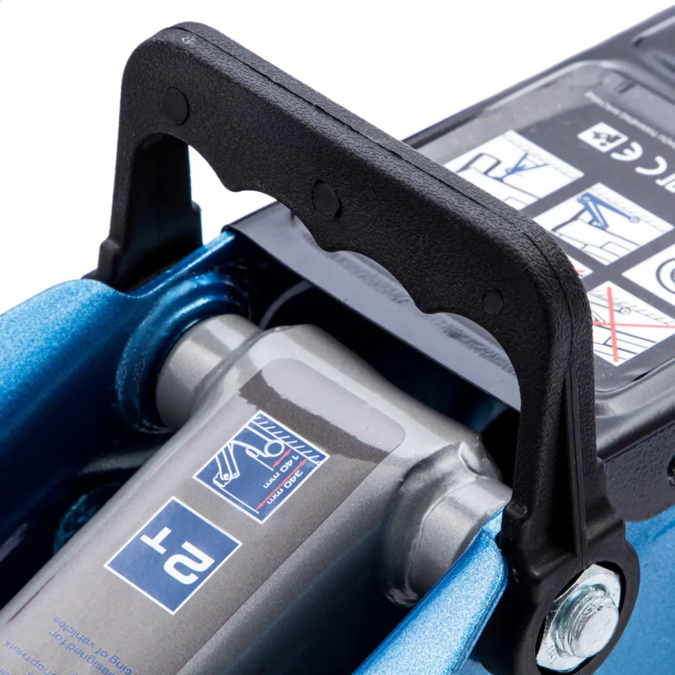 Домкрат гидравлический подкатной, 2 т, h подъема 140-340 мм, в кейсе Stels - изображение 8