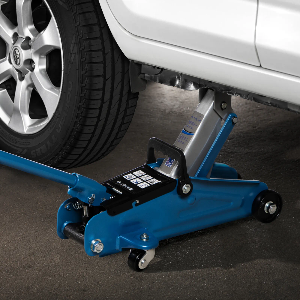 Домкрат гидравлический подкатной, 2 т, h подъема 140-340 мм Stels - изображение 9