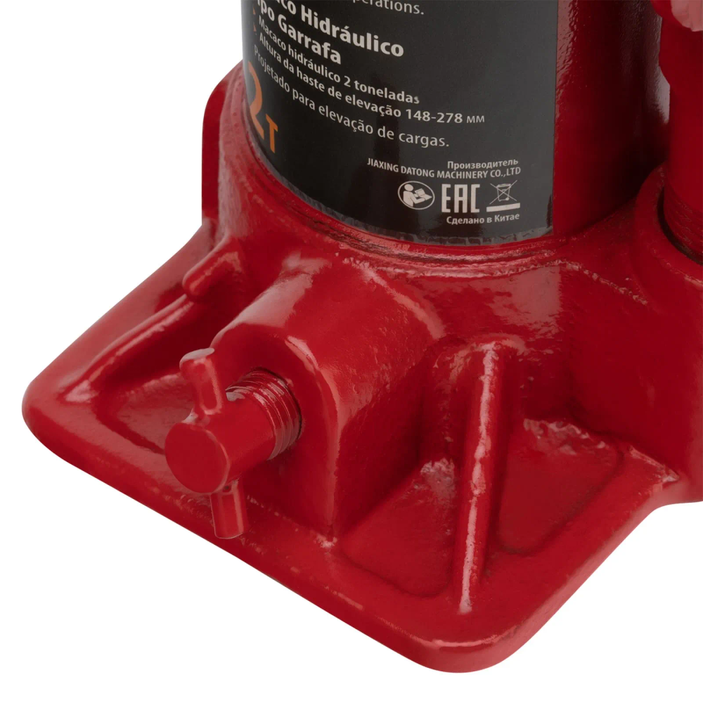 Домкрат гидравлический бутылочный, 2 т, h подъема 148-278 мм Sparta - изображение 8