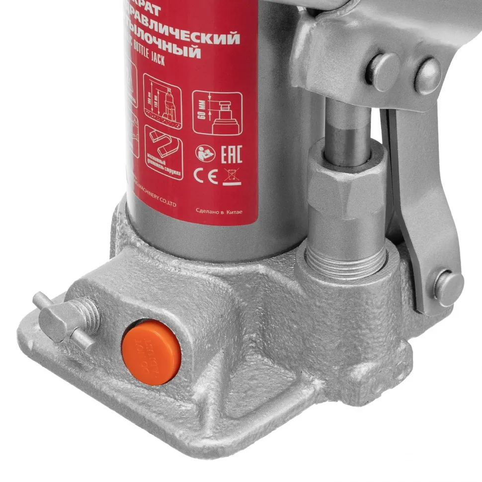 Домкрат гидравлический бутылочный, 2 т, h подъема 158-308 мм Matrix - изображение 7