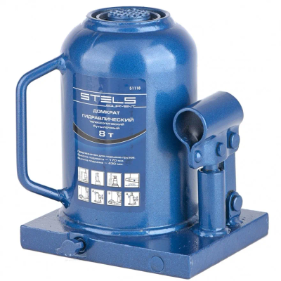 Домкрат гидравлический бутылочный, 2 т, H подъема 158-308 мм Stels - изображение 9