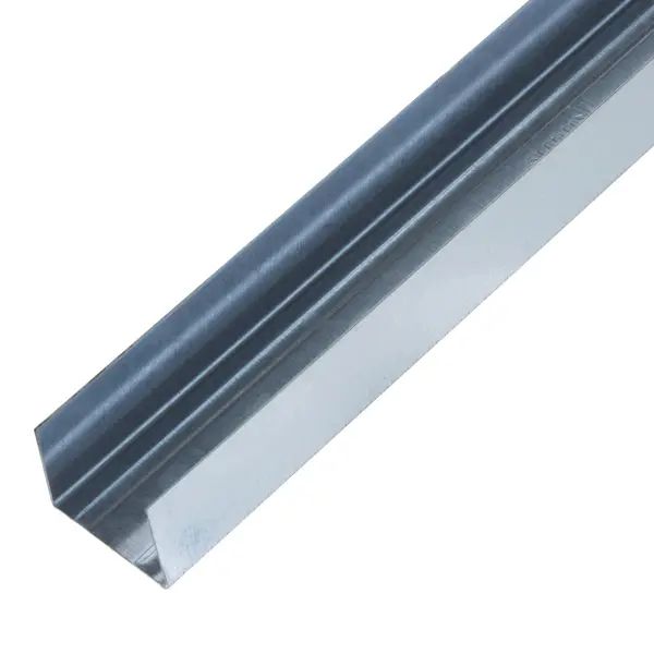 Профиль направляющий (ПН-2) Knauf 0.6 мм 50x40x3000 мм - изображение 1