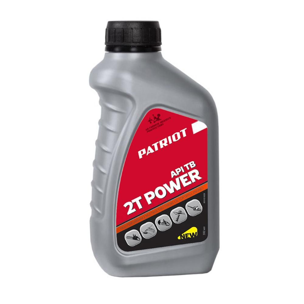 Масло 2-х тактное минеральное PATRIOT Power Active 2T, 0,592л - изображение 1