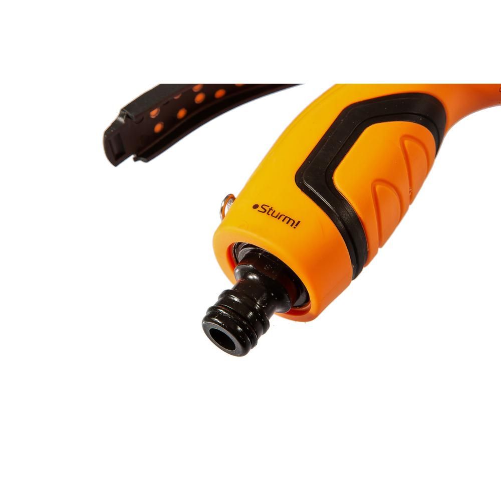 Пистолет для полива 2 режима, цинковая форсунка, корпус с резиновым покрытием Sturm! - изображение 6