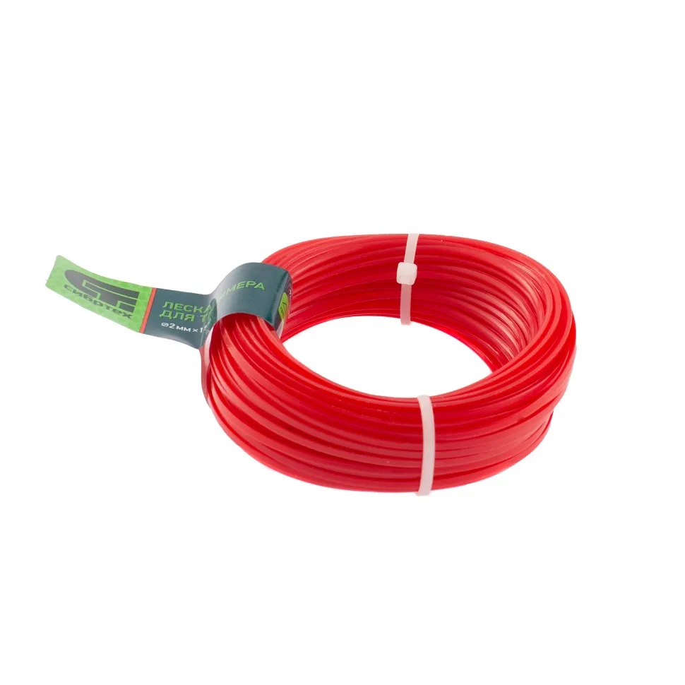 Леска для триммера треугольная, 2.0 ммх15 м, Россия Сибртех - изображение 3