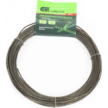 Проволока стальная 20 м, вязальная, термообработанная 1.6 мм Сибртех - изображение 2