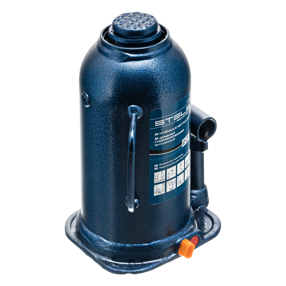 Домкрат гидравлический бутылочный, 20 т, h подъема 235-445 мм Stels - изображение 3