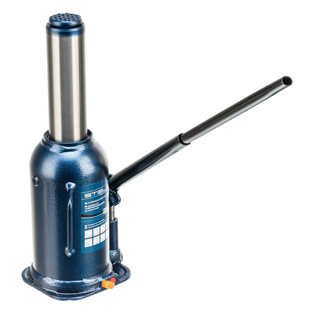 Домкрат гидравлический бутылочный, 20 т, h подъема 235-445 мм Stels - изображение 6