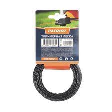 Леска для садового триммера 2,0мм PATRIOT 12м (скрученный квадрат) - изображение 5