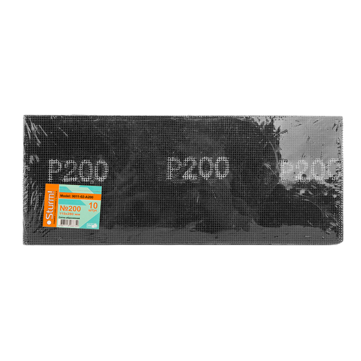 Сетка абразивная Р200, 115 x 280 мм, 10 шт. Sturm! - изображение 2