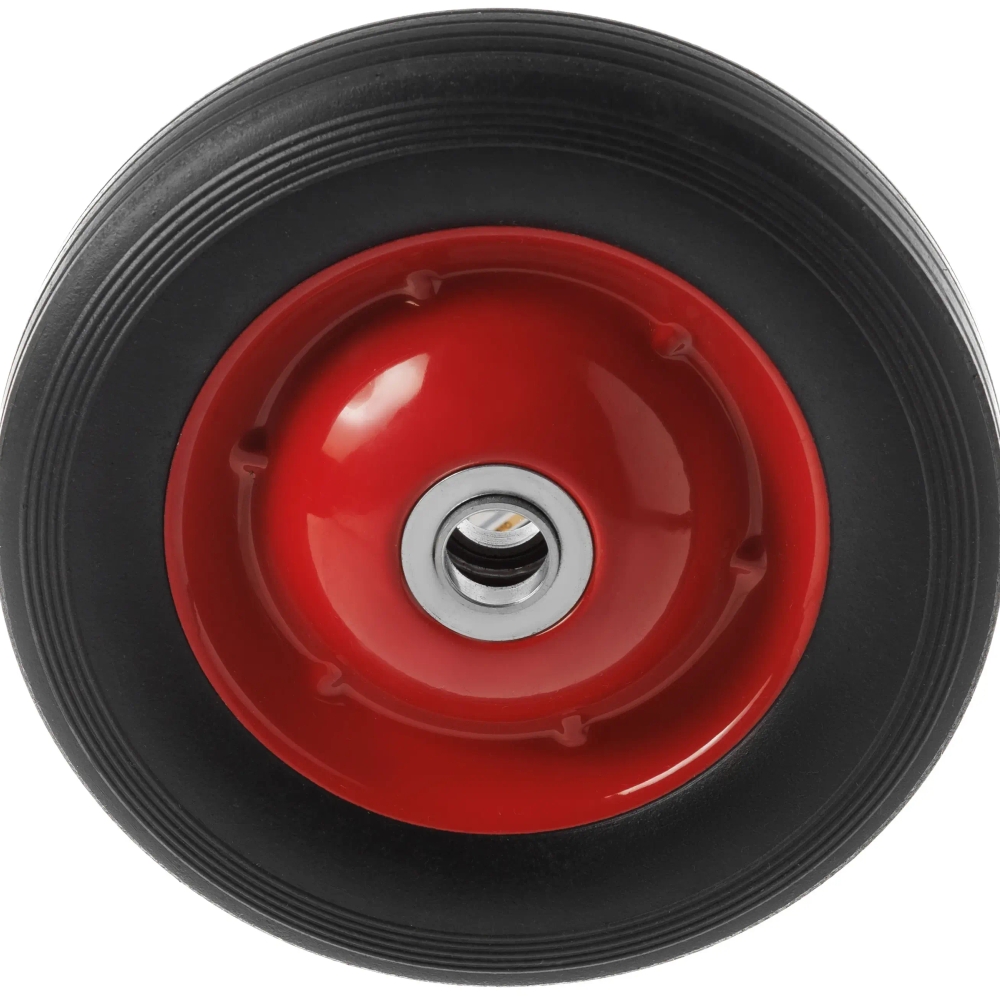 Колесо для тачки / тележки литое бескамерное , диаметр 200 мм, ось 20 мм, подшипник, SR 1500-20n 100 - изображение 2