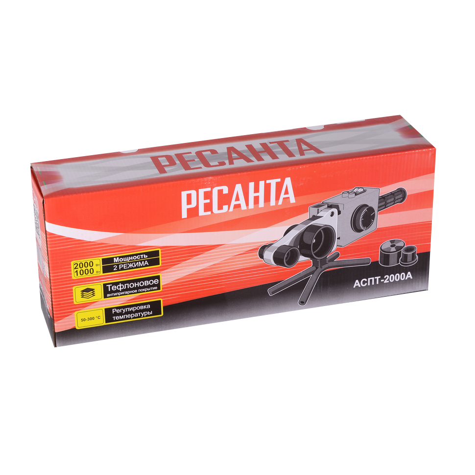 Аппарат для сварки пластиковых труб Ресанта АСПТ-2000А - изображение 7