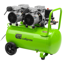 Компрессор безмаслянный малошумный МБ 2000/50, 2000 Вт, 50л, 300 л/мин Сибртех - изображение 17