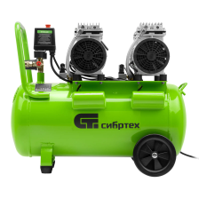 Компрессор безмаслянный малошумный МБ 2000/50, 2000 Вт, 50л, 300 л/мин Сибртех - изображение 19