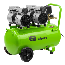 Компрессор безмаслянный малошумный МБ 2000/50, 2000 Вт, 50л, 300 л/мин Сибртех - изображение 20