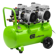 Компрессор безмаслянный малошумный МБ 2000/50, 2000 Вт, 50л, 300 л/мин Сибртех - изображение 21