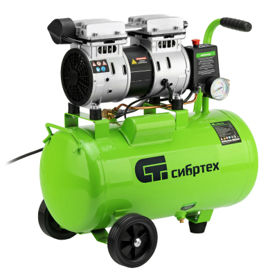 Компрессор безмаслянный малошумный МБ 2000/50, 2000 Вт, 50л, 300 л/мин Сибртех - изображение 35