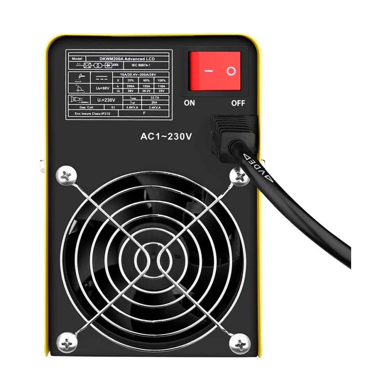 Сварочный аппарат 200A DEKO DKWM200A LCD Advanced - изображение 3