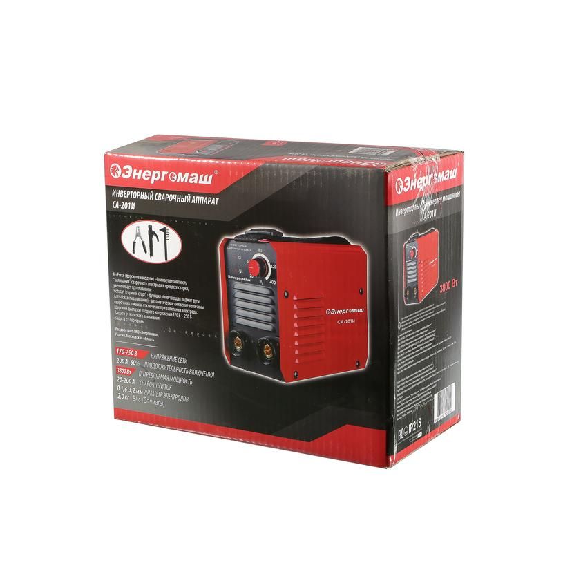 Сварочный инвертор Энергомаш СА-201И - изображение 11