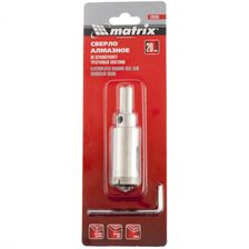 Сверло алмазное по керамограниту, 20х67 мм, трехгранный хвостовик Matrix - изображение 6