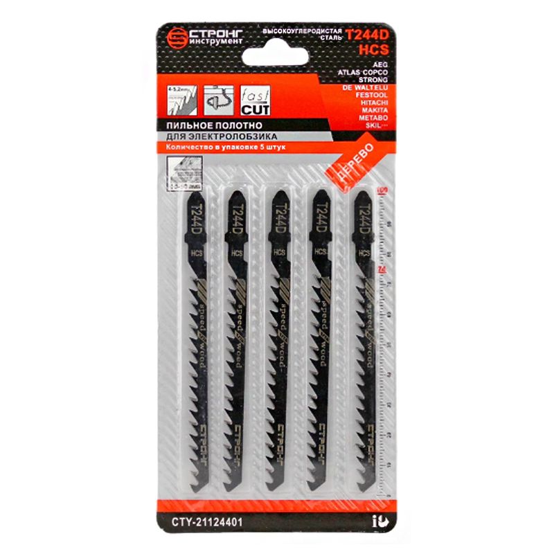 сту-211 Полотно для электролобзика STRONG Т244D (по дереву)