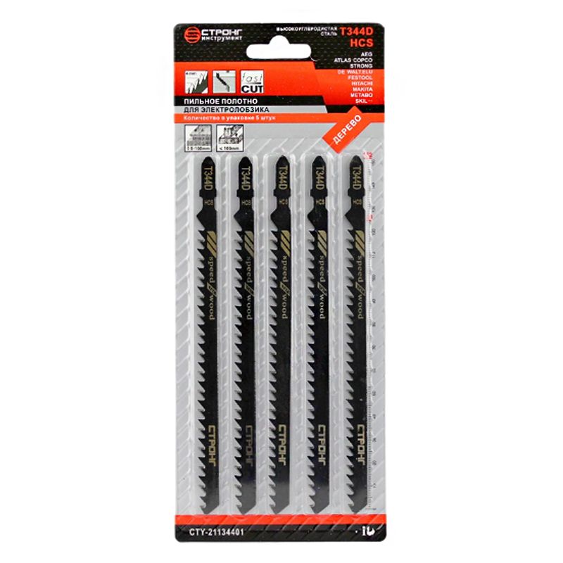 сту-211 Полотно для электролобзика STRONG Т344D (по дереву)