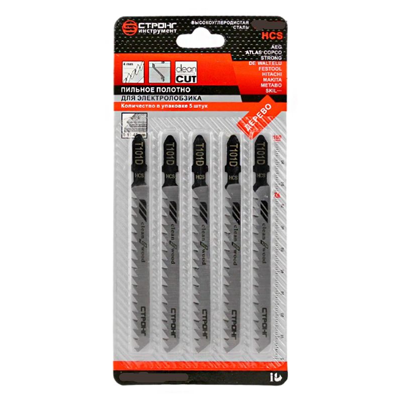 сту-211 Полотно для электролобзика STRONG T101B (по дереву)