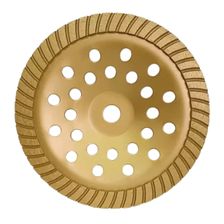 Алмазная чашка по бетону 230мм TURBO ТИТАН (желтая) - изображение 2