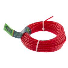 Леска для триммера квадратная витая, 2.4 ммх10 м, Россия Сибртех - изображение 7