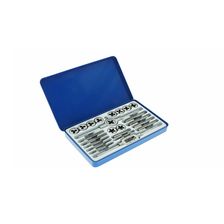 Набор метчиков и плашек для нарезания резьбы, 24 предмета, пластиковый кейс, CrV Sturm! - изображение 6