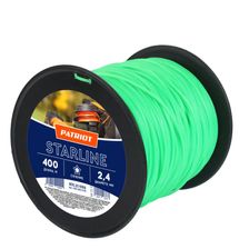 Леска для триммера 2,4мм Patriot Starline 400м (звезда, зеленая) - изображение 5