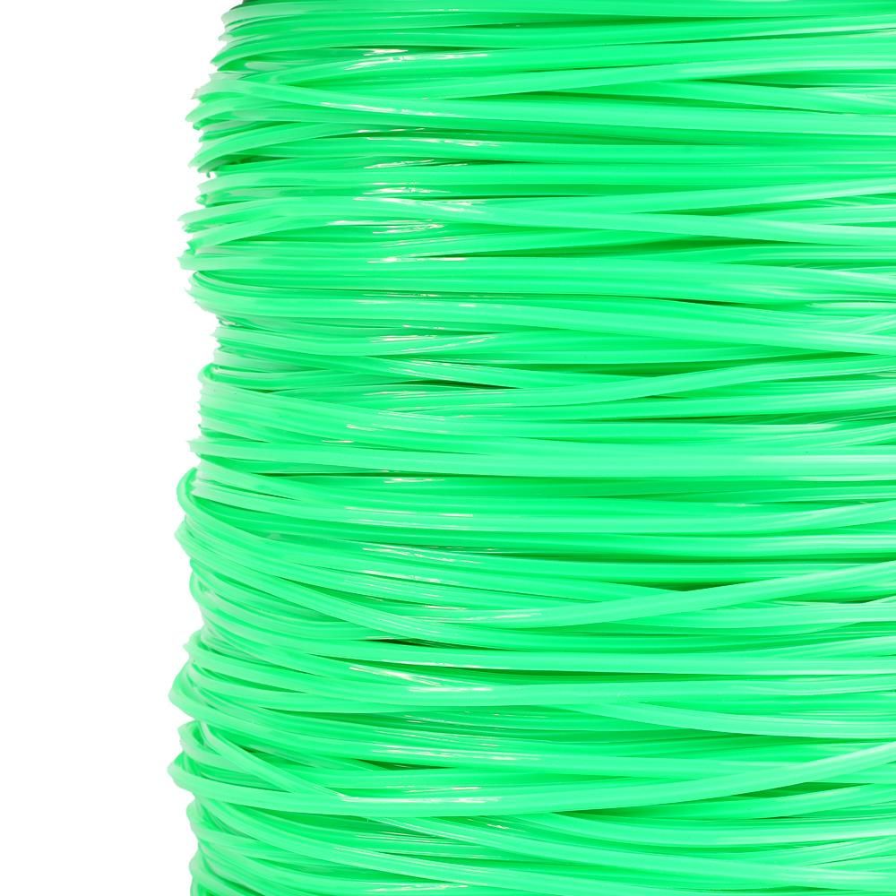 Леска для триммера 2,4мм Patriot Starline 400м (звезда, зеленая) - изображение 3