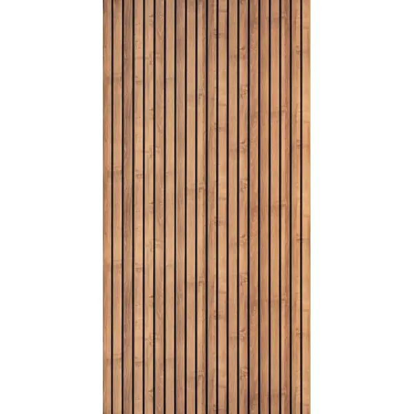 Панель МДФ СТИЛЬНЫЙ ДОМ Планка коричневая 2440x1220x6 мм 2.97 м2 - изображение 2