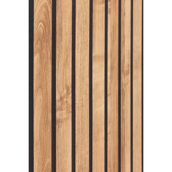 Панель МДФ СТИЛЬНЫЙ ДОМ Планка коричневая 2440x1220x6 мм 2.97 м2 - изображение 4