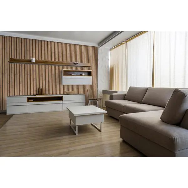 Панель МДФ СТИЛЬНЫЙ ДОМ Планка коричневая 2440x1220x6 мм 2.97 м2 - изображение 6