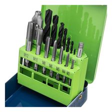 Набор сверл Сибртех 2.5-10.2, метчиков М3-М12, 15 предметов - изображение 6