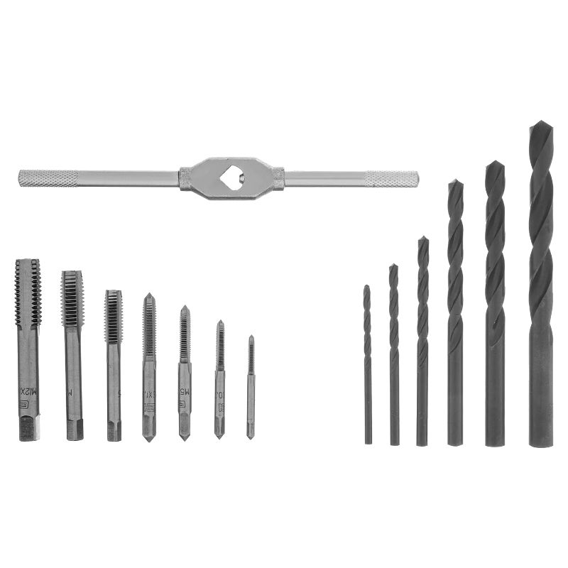 Набор сверл Сибртех 2.5-10.2, метчиков М3-М12, 15 предметов - изображение 3