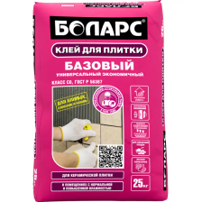 Клей для плитки Боларс Базовый, 25 кг - изображение 3