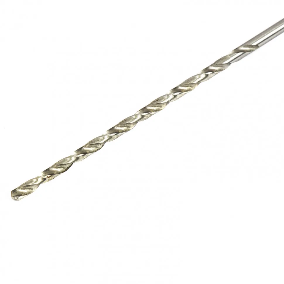 Сверло спиральное по металлу, 2.5 х 95 мм Р6М5, удлиненное, 2 шт Барс - изображение 2